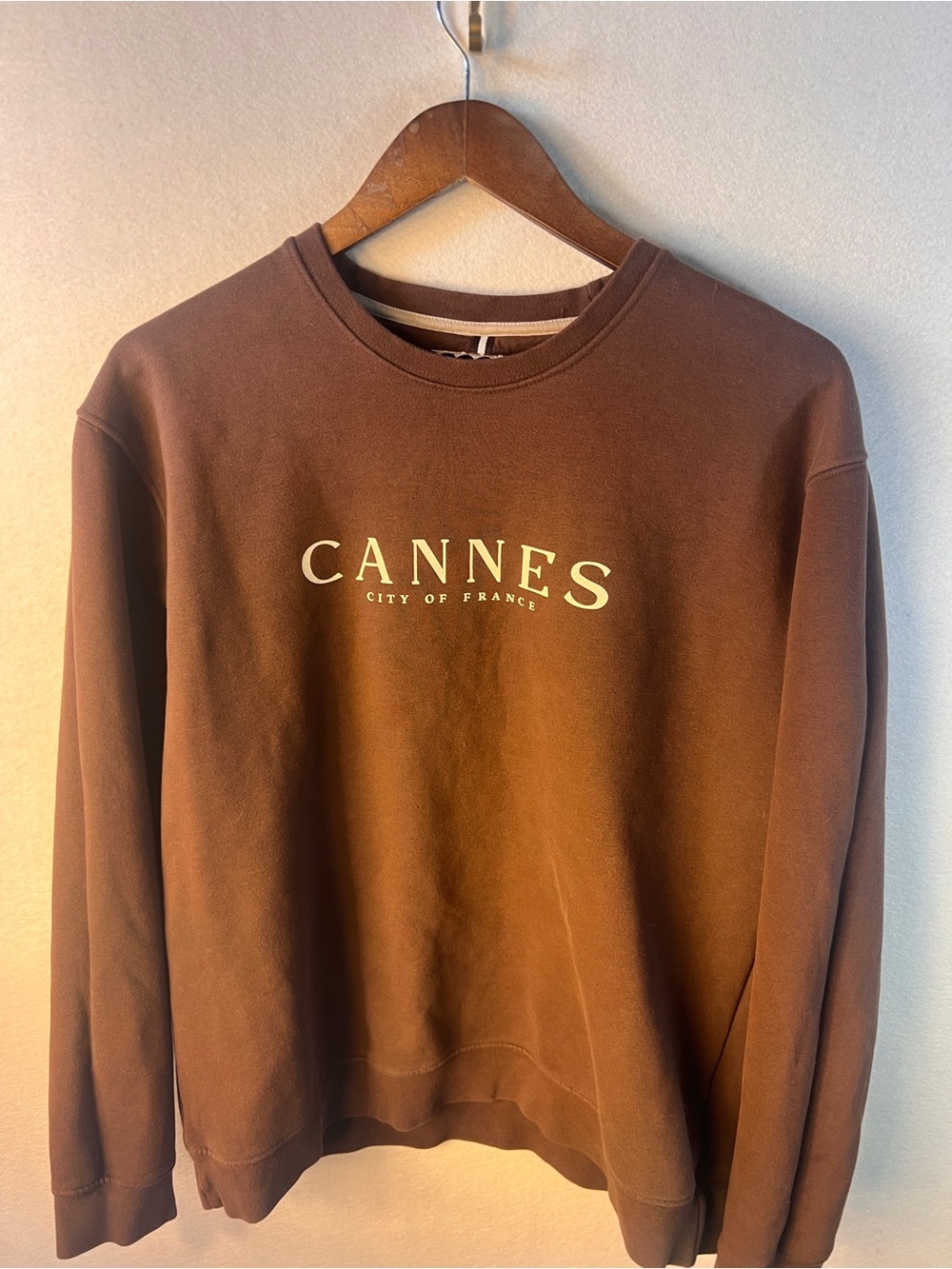 Denim & Flower Brown 'CANNES' Crewneck Sweatshirt